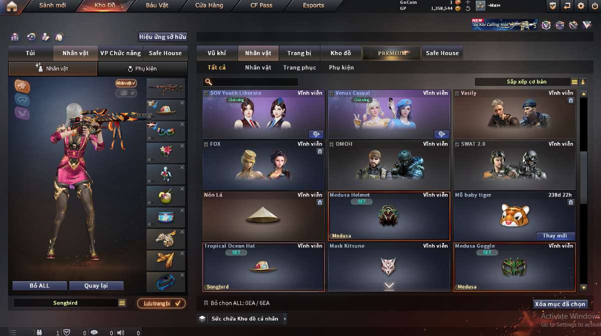 shop acc cf uy tin gia re